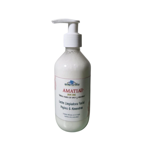 Leche Limpiadora de Almendras y Pepino · 250 mL · Nomeolvides